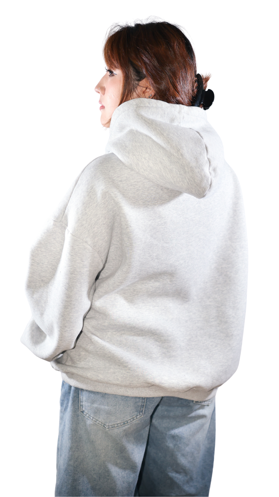 Oversized ZEN Hoodie - Grey