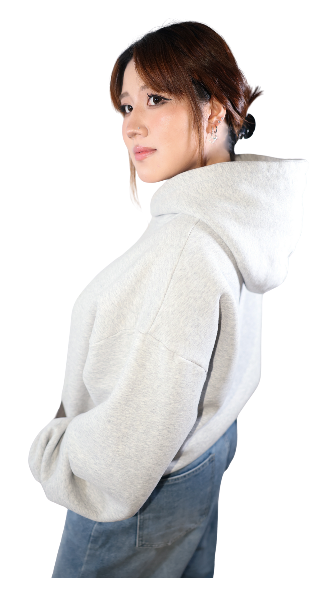 Oversized ZEN Hoodie - Grey